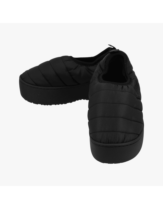 수부 스부 SUBU VAMP PLATFORM BLACK (SV-13) 뱀프 플랫폼 F-라인 블랙 기모 패딩 슬리퍼 착용컷
