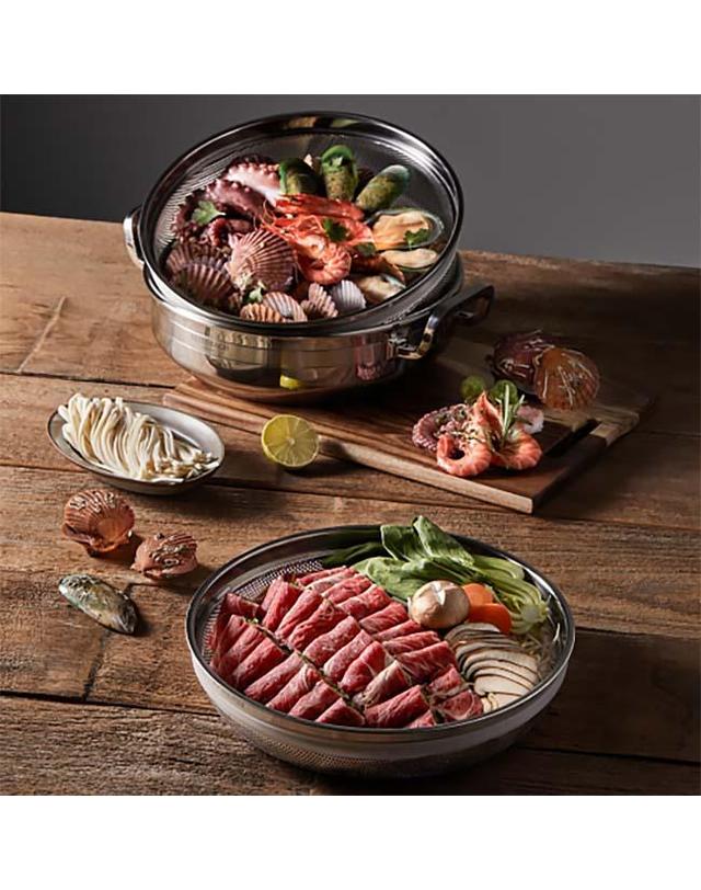 알텐바흐 알텐바흐 시그니처 멀티케셀 316Ti 통7중 파티웍 28cm 착용컷