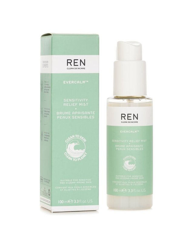 렌 렌 민감성 완화 미스트 100ml 착용컷