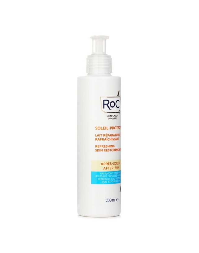 록 록 솔레이 프로텍트 솔레이 프로텍트 리프레싱 스킨 리스토어링 밀크 200ml 착용컷