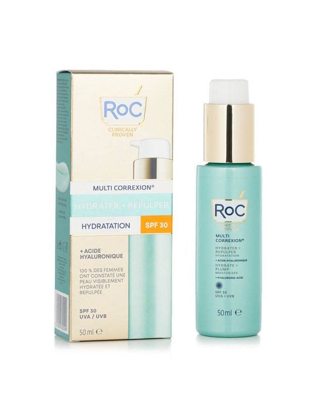 록 록 멀티 코렉시옹 하이드레이트 앤 플럼프 모이스처라이저 50ml 착용컷
