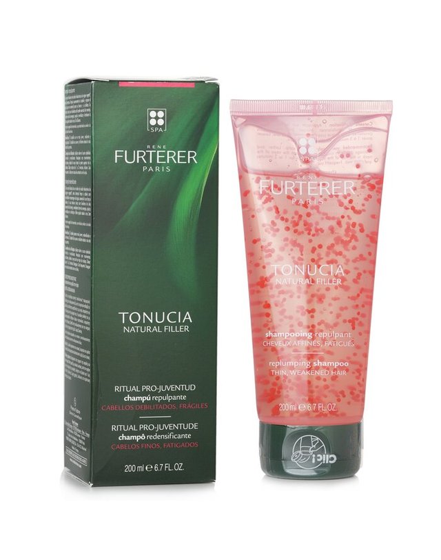 르네휘테르 르네 휘테르 토뉘시아 토뉘시아 네추럴 리플럼핑 샴푸 200ml 착용컷