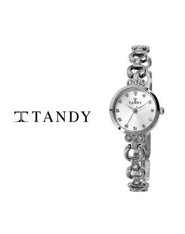[TANDY] 탠디 럭셔리 여성용 쥬얼워치(오스트리아 스톤 식입) T-4033 실버