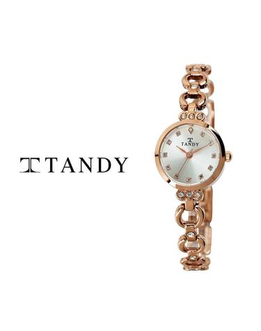 [TANDY] 탠디 럭셔리 여성용 쥬얼워치(오스트리아 스톤 식입) T-4033 로즈골드