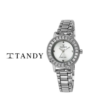 [TANDY] 탠디 럭셔리 여성용 쥬얼워치(오스트리아 스톤 식입) T-4034 실버