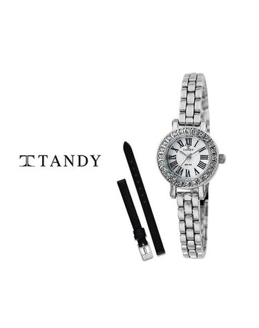 TANDY 탠디 모던클래식 여성용 메탈시계 4017 실버