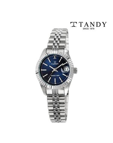 [TANDY] 탠디 럭셔리 메탈 손목시계(오스트리아 스톤 식입)T-3921 여자 다크블루