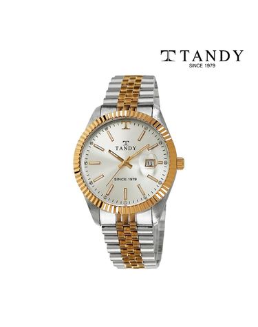 [TANDY] 탠디 럭셔리 메탈 손목시계(오스트리아 스톤 식입)T-3921 남자 골드콤비