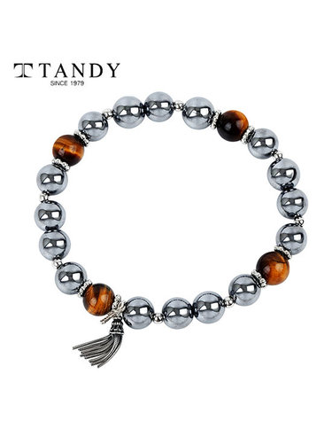 탠디(TANDY) 테라헤르츠 브라운 호안석 여성용 패션 팔찌 TH820