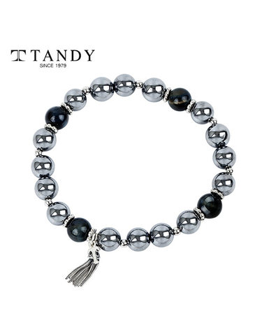 탠디(TANDY) 테라헤르츠 블랙 호안석 여성용 패션 팔찌 TH822
