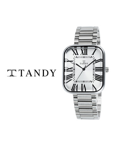 TANDY 탠디 클래식 커플 메탈 손목시계 T-3923 남자 화이트