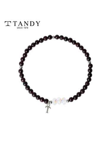 탠디(TANDY) 가넷 4mm 여성용 원석 팔찌 TH829