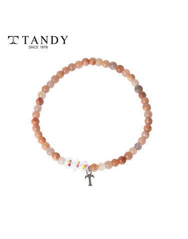 탠디(TANDY) 문스톤 4mm 여성용 원석 팔찌 TH828