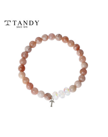 탠디(TANDY) 문스톤 6mm 여성용 원석 팔찌 TH827