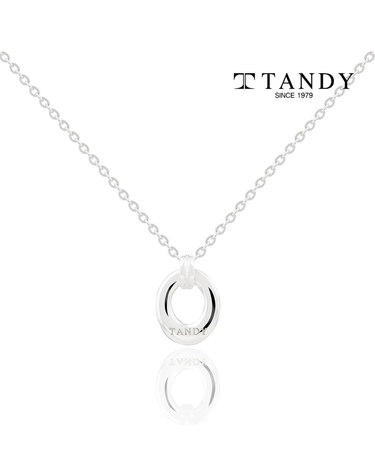 [TANDY] 탠디 실버925 인터라킹 듀얼 펜던트 목걸이 TDN604