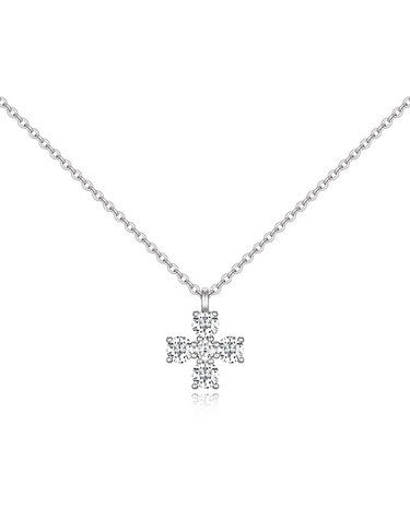 [TANDY] 탠디 실버925 모이사나이트(최고등급) 쿼드플라워 목걸이 TDN619