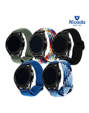 NIVADA 니바다 퀵릴리즈 갤럭시워치 스트랩 5종 나일론 릴렉스 버클 밴드 6003 22mm 외경 45 46mm 호환가능 갤럭시워치3 기어S3 프론티어 클