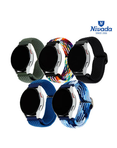 NIVADA 니바다 퀵릴리즈 갤럭시워치 스트랩 5종 나일론 릴렉스 버클 밴드 6003 20mm 외경 40 41 42 44 호환가능 갤럭시워치4 클래식 워치3 액