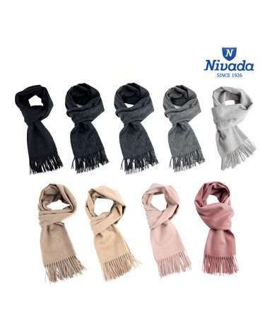 [NIVADA] 니바다 8001 캐시미어 100% 머플러 목도리 9종중택1 (30x180cm)