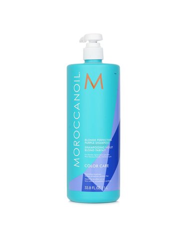 모로칸오일 블론드 퍼펙팅 퍼플 샴푸 금발, 밝은 모발 또는 회색 모발용 1000ml