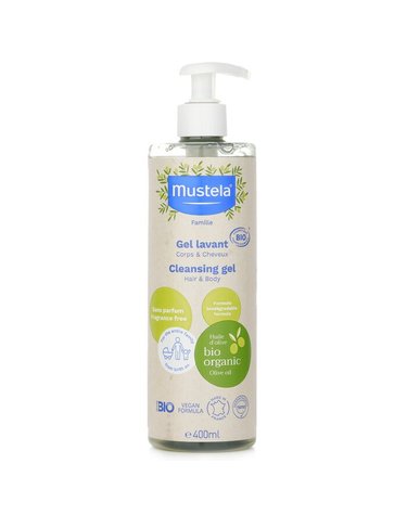 무스텔라 바이오 오가닉 클렌징 젤 헤어바디용 400ml