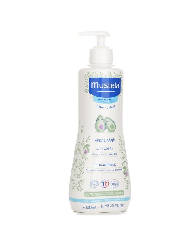 무스텔라 무스텔라 하이드라 베베 바디 로션 위드 오가닉 아보카도 500ml 착용컷