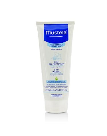 무스텔라 2 인 1 바디 헤어 클렌징 젤 정상 피부용 200ml