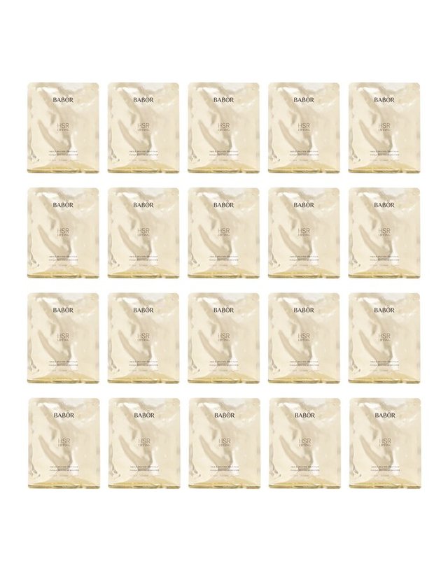 바버 뷰티 바버 바버 HSR 리프팅 마스크 + 넥 디콜릿 시트 마스크 10+10pcs 착용컷