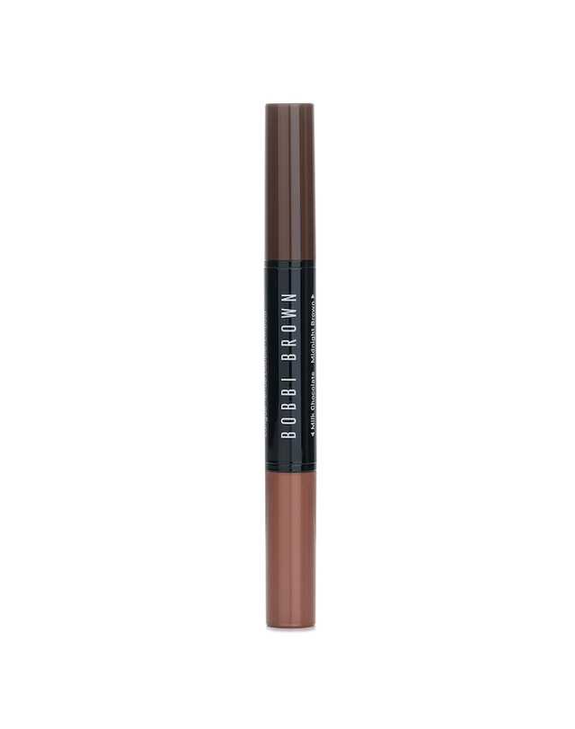 바비브라운 바비브라운 듀얼 엔디드 롱웨어 크림 섀도우 스틱 # Milk Chocolate/ Midnight Brown 1.6g 착용컷