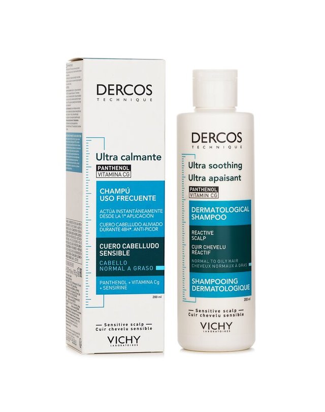 비쉬 비쉬 데르코스 울트 샷 샴푸 노말/오일리 헤어 200ml 착용컷