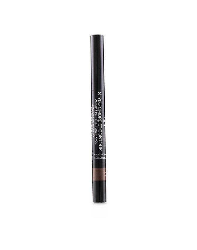 샤넬 샤넬 스틸로 옹브르 에 꽁뚜아 아이섀도우 라이너 콜 넘버 04 Electric Brown 08g 착용컷