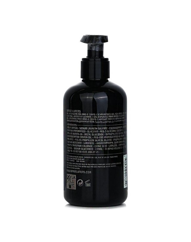 세르주 루텐 세르주 루텐 인 더 스파클링 블루 핸드 앤 바디 클렌징 젤 240 ml 착용컷