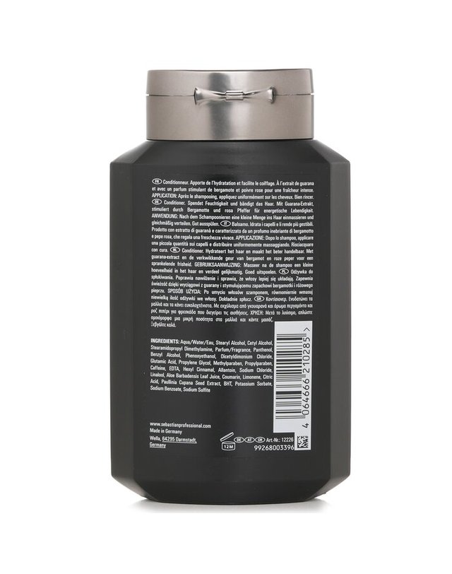 세바스찬 세바스찬 매끄러운 컨디셔너 세브 맨 250ml 착용컷