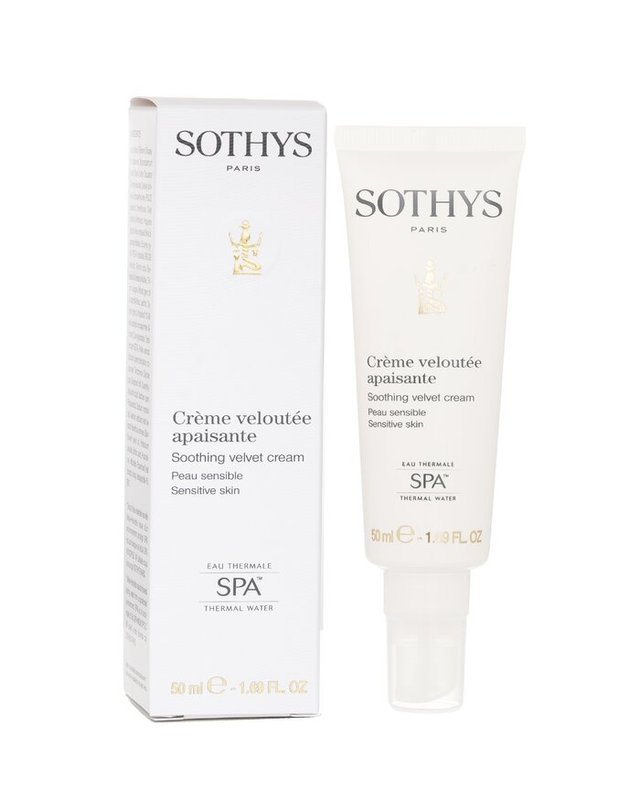 소티스 소티스 수딩 벨벳 크림 민감성 피부용 50ml 착용컷