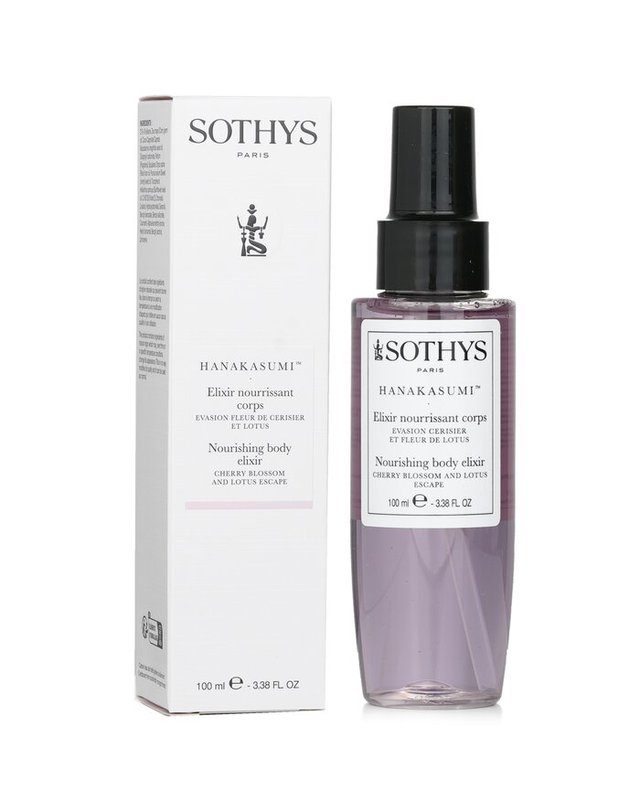 소티스 소티스 너리싱 바디 엘릭서 체리블라썸 앤 로터스 100ml 착용컷