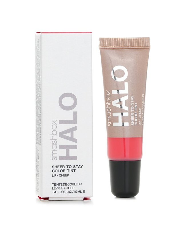 스매쉬 박스 스매쉬 박스 헤일로 시어 투 스테이 컬러 틴트 립+치크 #마이 타이 10ml 착용컷
