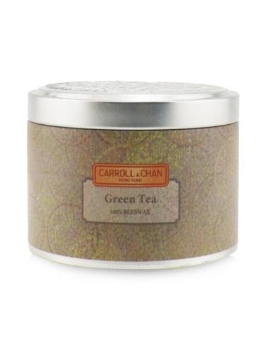 The Candle Company (Carroll & Chan) 100% 비왁스 틴 캔들 그린 시즈 (8x6) cm