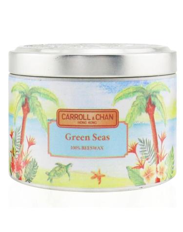 The Candle Company (Carroll & Chan) 100% 비왁스 틴 캔들 그린티 (8x6) cm
