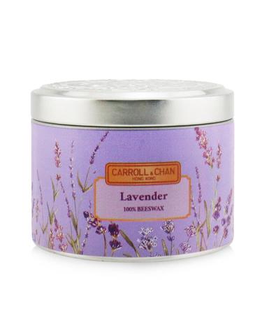 The Candle Company (Carroll & Chan) 100% 비왁스 틴 캔들 라벤더 (8x6) cm