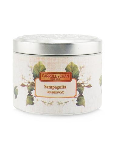 The Candle Company (Carroll & Chan) 100% 비왁스 틴 캔들 삼파귀타 (8x6) cm