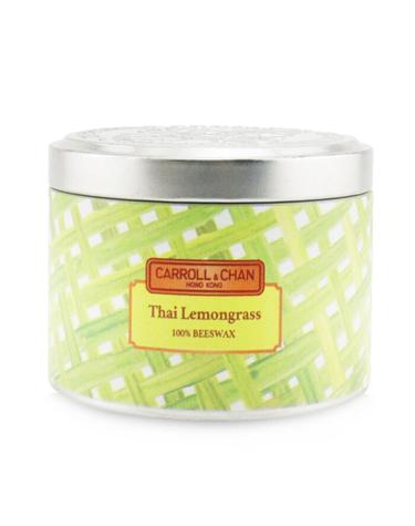 The Candle Company (Carroll & Chan) 100% 비왁스 틴 캔들 타이 레몬그라스 (8x6) cm