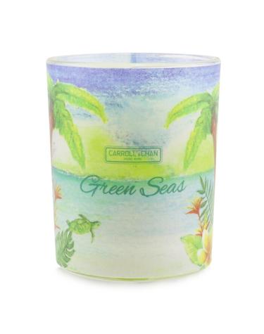 The Candle Company (Carroll & Chan) 100% 비왁스 보티브 캔들 그린 시즈 65g