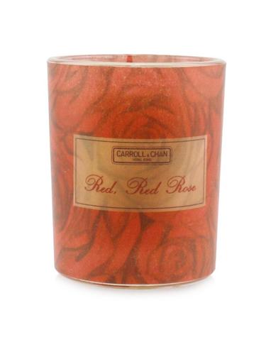 The Candle Company (Carroll & Chan) 100% 비왁스 보티브 캔들 레드 레드 로즈 65g