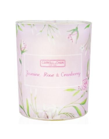 The Candle Company (Carroll & Chan) 100% 비왁스 보티브 캔들 자스민 로즈 크랜베리 65g