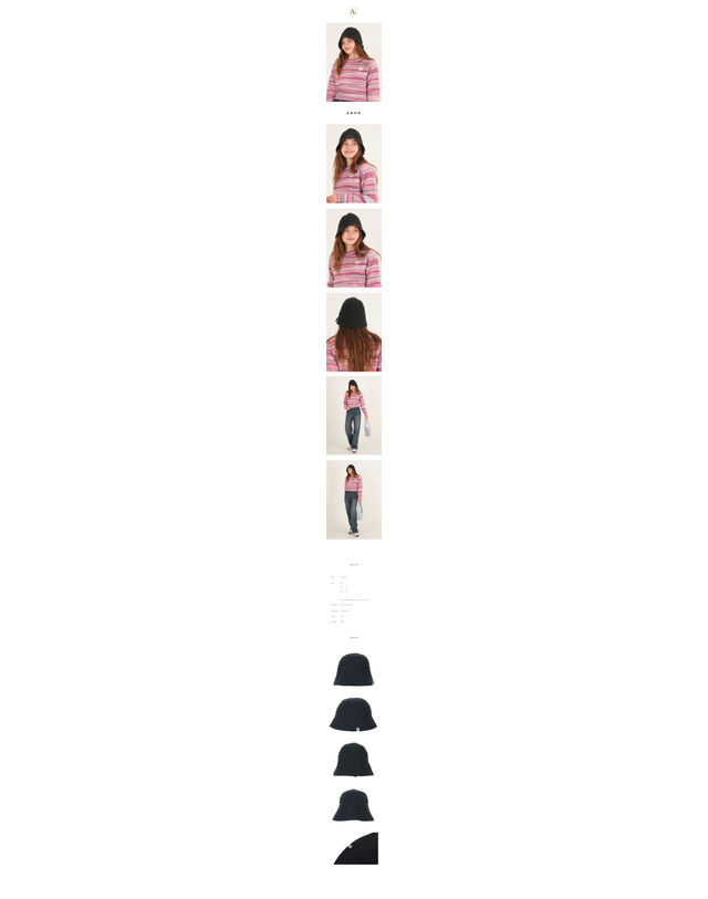 에이본 뉴 버클 스퀘어 페이크레더 백팩 카멜 착용컷