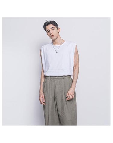 M17 ray tank top white
