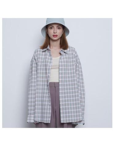 W02 sper check over shirts beige
