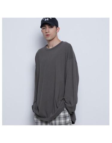 M20 over round tee charcoal