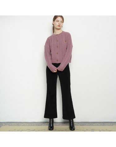 에이본 W28 corduroy boots cut black