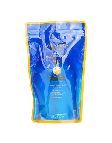 시세이도 얼티밋 선 프로텍터 로션 SF 50+  제 얼굴과 몸용 150ml